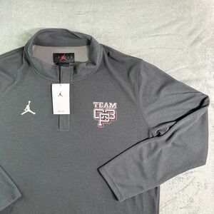 Jordan Chris Paul Academy Mens Dri-FIT Quarter Zip Pullover Charcoal XL NWT
